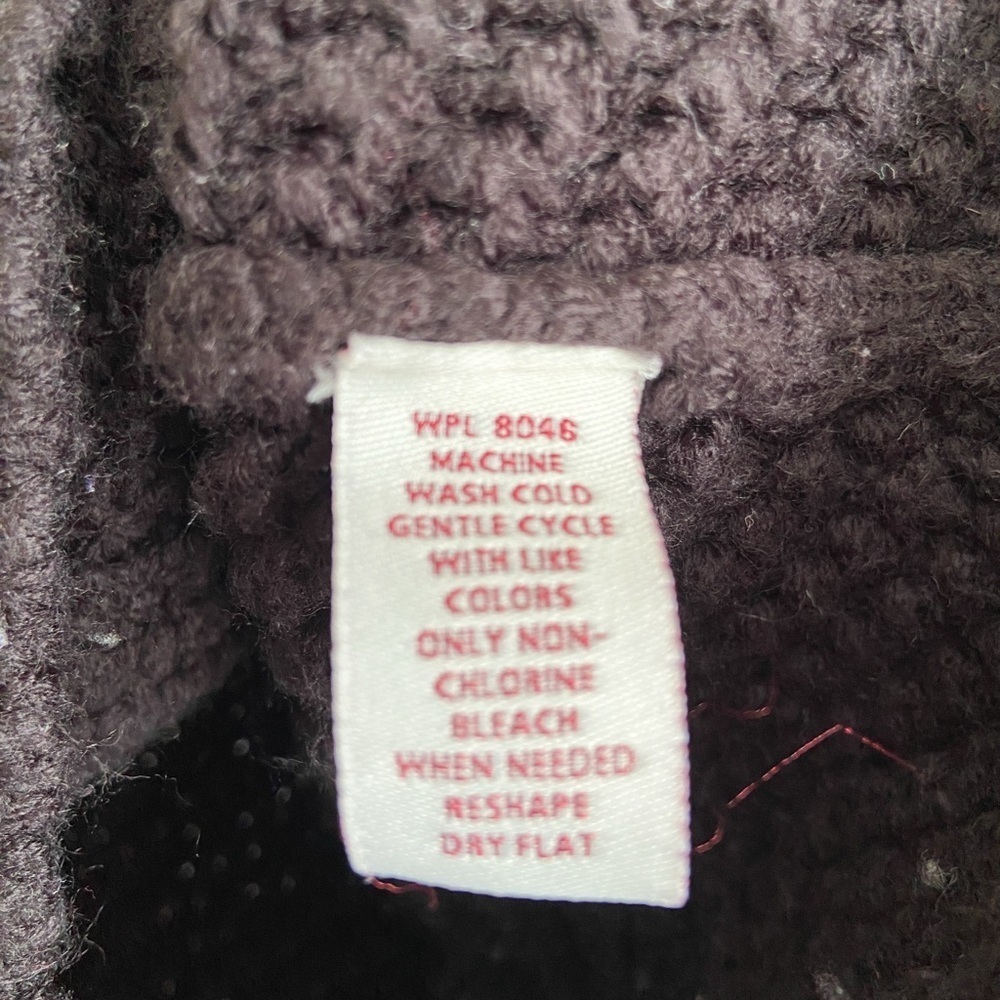 JM Collection Charcoal Textured Sweater Cardigan - Picture 4 of 6